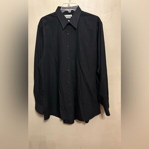 Van Heusen Black Dress Shirt for Men